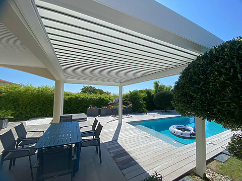 pergola déportée en Charente-Maritime